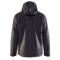 Blåkläder Softshell Jack 4949 | Zwart/Rood | Maat M - 7330509471197 - thumbnail
