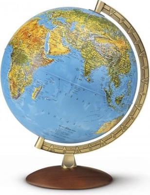 Wereldbol Astra, met dubbel effect: reliëf en politiek, diameter 30 cm, Nederlands
