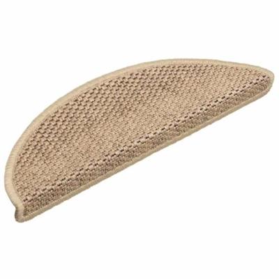 Trapmatten zelfklevend 15 st sisal-look 56x17x3 cm zandkleurig - thumbnail