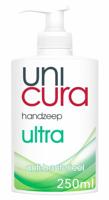 Handzeep unicura vloeibaar ultra met pomp 250ml - thumbnail