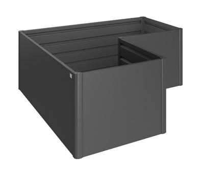 Biohort MoestuinBox L vormig 201x201 cm- - Metaal- Biohort Biohort MoestuinBox L vormig 201x201 cm- - Metaal- Biohort