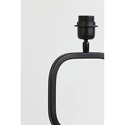 Light & Living Tafellamp 'Lutika' 46cm, kleur Mat Zwart (excl. kap)