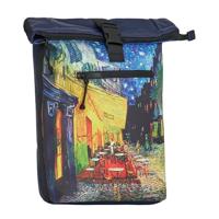 New Rebels Mart Art - New York Cafe at Night Rolltop Rugzak 21L - thumbnail