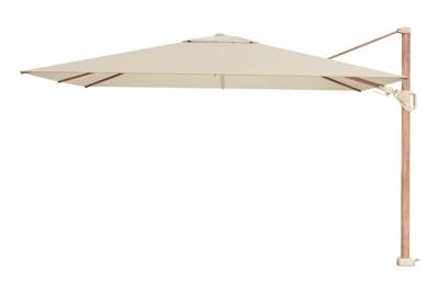 Platinum Challenger zweefparasol T2 premium 2.60x3.50 teak champagne Platinum Challenger zweefparasol T2 premium 2.60x3.50 teak champagne