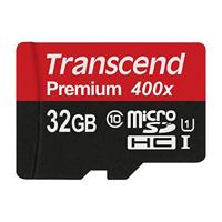 Transcend Premium microSDHC-kaart Industrial 32 GB Class 10, UHS-I Incl. SD-adapter - thumbnail