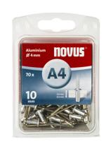 Novus Blindklinknagel A4 X 10mm | Alu SB | 70 stuks - 045-0033 045-0033 - thumbnail