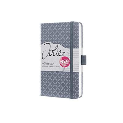 Sigel si-jn126 notitieboek jolie flair a6 hardcover gelinieerd gletsjer grijs 174 blz 80g