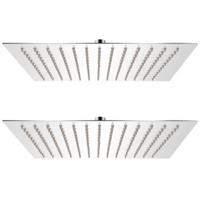 VidaXL Regendouchekop 2 st 30x30 cm roestvrij staal - thumbnail