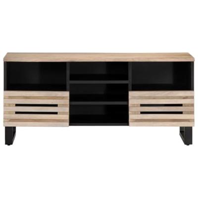 Tv-meubel 100x34x46 cm massief mangohout