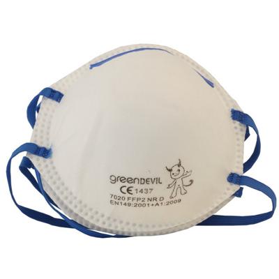 Connex ffp2 stofmaskers 2 stuks wit/blauw