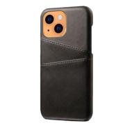 Casecentive Leren Wallet Back case iPhone 13 zwart - thumbnail