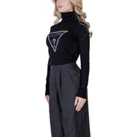 Guess Piper Triangle Logo Sweater Dames Zwart - Maat XS - Kleur: Zwart | Soccerfanshop - thumbnail