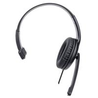 Manhattan Mono USB-Headset Over-Ear kabelgebunden USB-A-Stecker Lautstärkeregelung schwarz Over Ear headset Kabel Computer Mono Zwart Volumeregeling, Microfoon - thumbnail