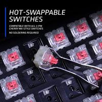 Mountain Everest Core toetsenbord Zwart - MX Silent Red - thumbnail