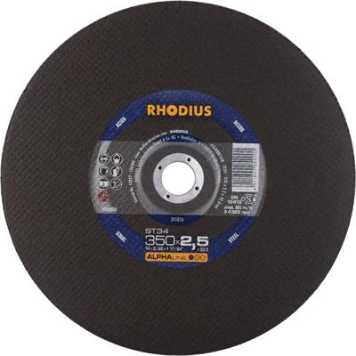 Rhodius ST34 205836 Doorslijpschijf 10 stuk(s) Staal