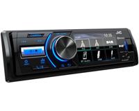 JVC Kd-X561Dbt USB-Autoradio, met DAB+, Bluetooth en 3 Inch Tft-Kleurendisplay, Achteruitrijcamera-Ingang, Aux-Ingang, Mp3, Dsp, 4 X 45 Watt, Zwart - thumbnail