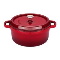 Sola Gietijzeren Braadpan 20 cm Rood/Oranje - thumbnail