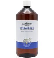 Hooy Lijnzaadolie Koudgeperst 1lt - thumbnail