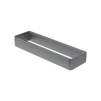 Handdoekring Haceka Aline Grey 25,9x3,5 cm Aluminium Mat Grijs - thumbnail