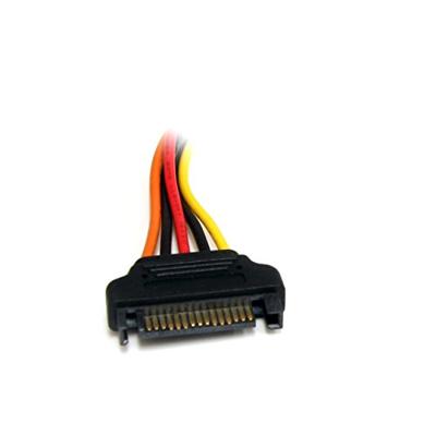 StarTech.com 20 cm SATA stroomverlenging - stekker/bus - seriële ATA stroomverlengkabel