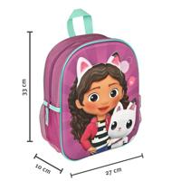Gabby's Dollhouse 3D Rugzak Paars/Blauw - thumbnail