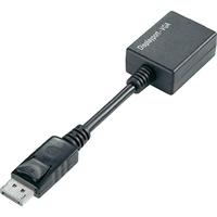Techly 307582 Displayport Adapter Dp M naar VGA F, Zwart - thumbnail
