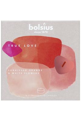 Bolsius true love geur-waxinelichtjes 18 stuks