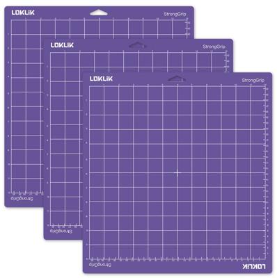 LOKLiK • snijmat strong grip 30,5x30,5cm paars 3st.