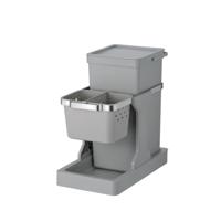 EKO Inbouwafvalbak 20+4L Grijs - thumbnail