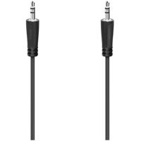Hama Audiokabel 3,5-mm-jack - 3,5-mm-jack, stereo, 5,0 m Mini jack kabel Zwart - thumbnail