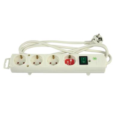 Brennenstuhl comfort line plus stekkerdoos 4-voudig stekkerdoos (wit, 2 meter)