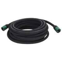 VidaXL Druppelslang 0,6'' 10 m rubber zwart - thumbnail