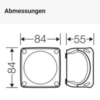 Hensel 62000440 Verdeeldoos Verzegelbaar (b x h x d) 84 x 84 x 55 mm 1 stuk(s) - thumbnail