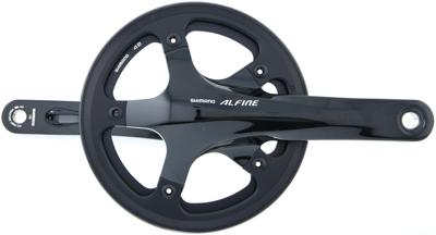 SHIMANO crankstel "alfine fc-s501" crankset shim.alfi.fcs501 42t.170mm ht2 1sp bl.