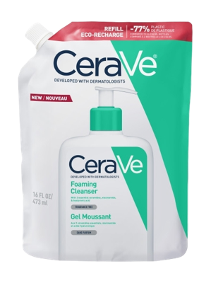 CeraVe Schuimende Reinigingsgel Navulling voor normale tot vette huid 473ml