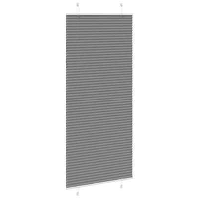 VidaXL Plissé rolgordijn 90x200 cm stofbreedte 89,4 cm antraciet VidaXL Plissé rolgordijn 90x200 cm stofbreedte 89,4 cm antraciet