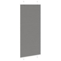 VidaXL Plissé rolgordijn 90x200 cm stofbreedte 89,4 cm antraciet - thumbnail