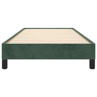 Bedframe zonder matras 80x200 cm fluweel donkergroen - thumbnail