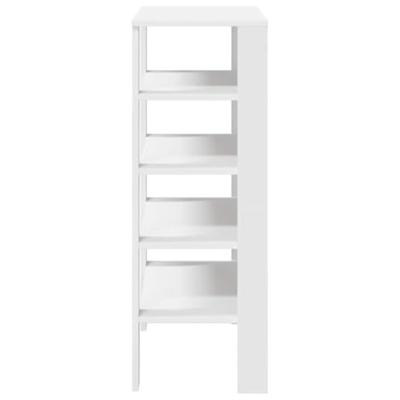 VidaXL Schoenenrek 61x32x87,5 cm bewerkt hout wit