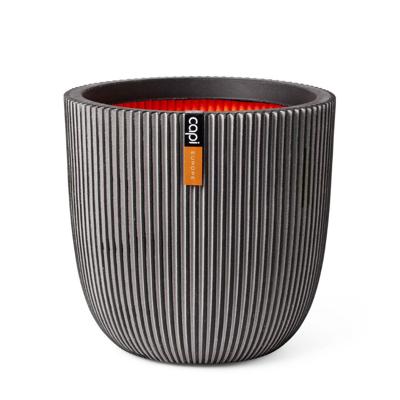 Capi Pot Bol Groove Ø35cm Antraciet