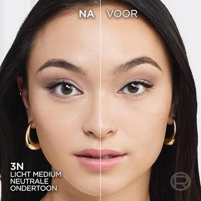 L’Oréal Paris True Match Foundation 3.N Creamy Beige - Natuurlijk Dekkende Foundation met Hyaluronzuur en SPF 17 - 30 ml