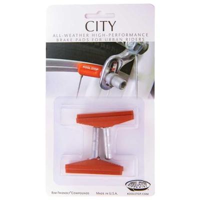 KOOL-STOP Koolstop remschoenen v-brake city pad zalm (50st)