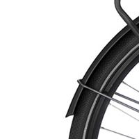 Cortina spatbord achter 28 common jet black matt - thumbnail