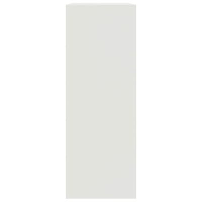 Dressoir 67x39x107 cm staal wit Dressoir 67x39x107 cm staal wit