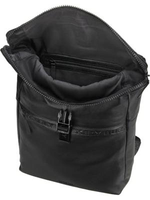 Burkely Minimal Mason Rolltop Backpack 14"-Black