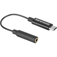 Saramonic SR-C2003 3.5mm TRS to USB-C adapter cable (6cm) - thumbnail