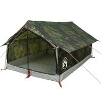 VidaXL Tent 2-persoons waterdicht camouflage - thumbnail