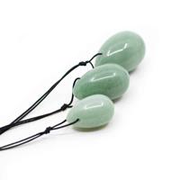 Yoni Ei Set Aventurijn - set van 3 - thumbnail