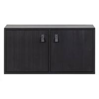 vtwonen Lower Case 2-deurs - Grenen - Zwart - 41x81x35 - thumbnail