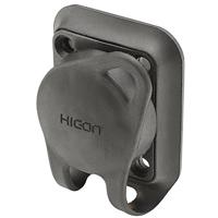 Hicon HI-X3DF-HD-B XLR-connector Flensbus Aantal polen: 3 Zwart 1 stuk(s) - thumbnail